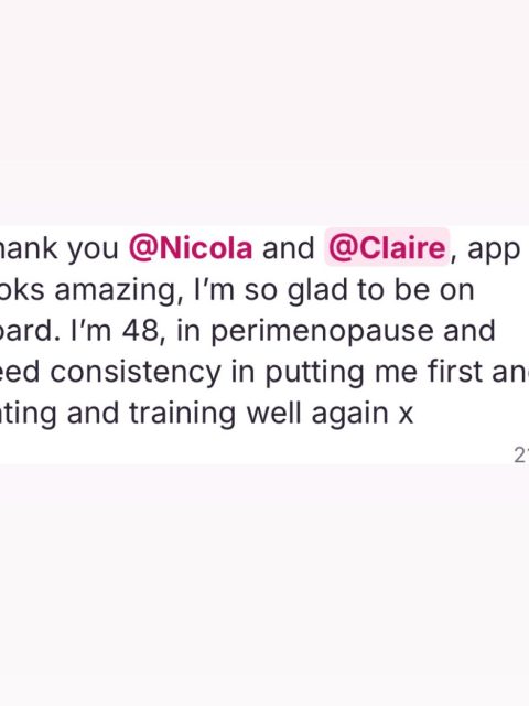 Another happy BuildHER Body app customer