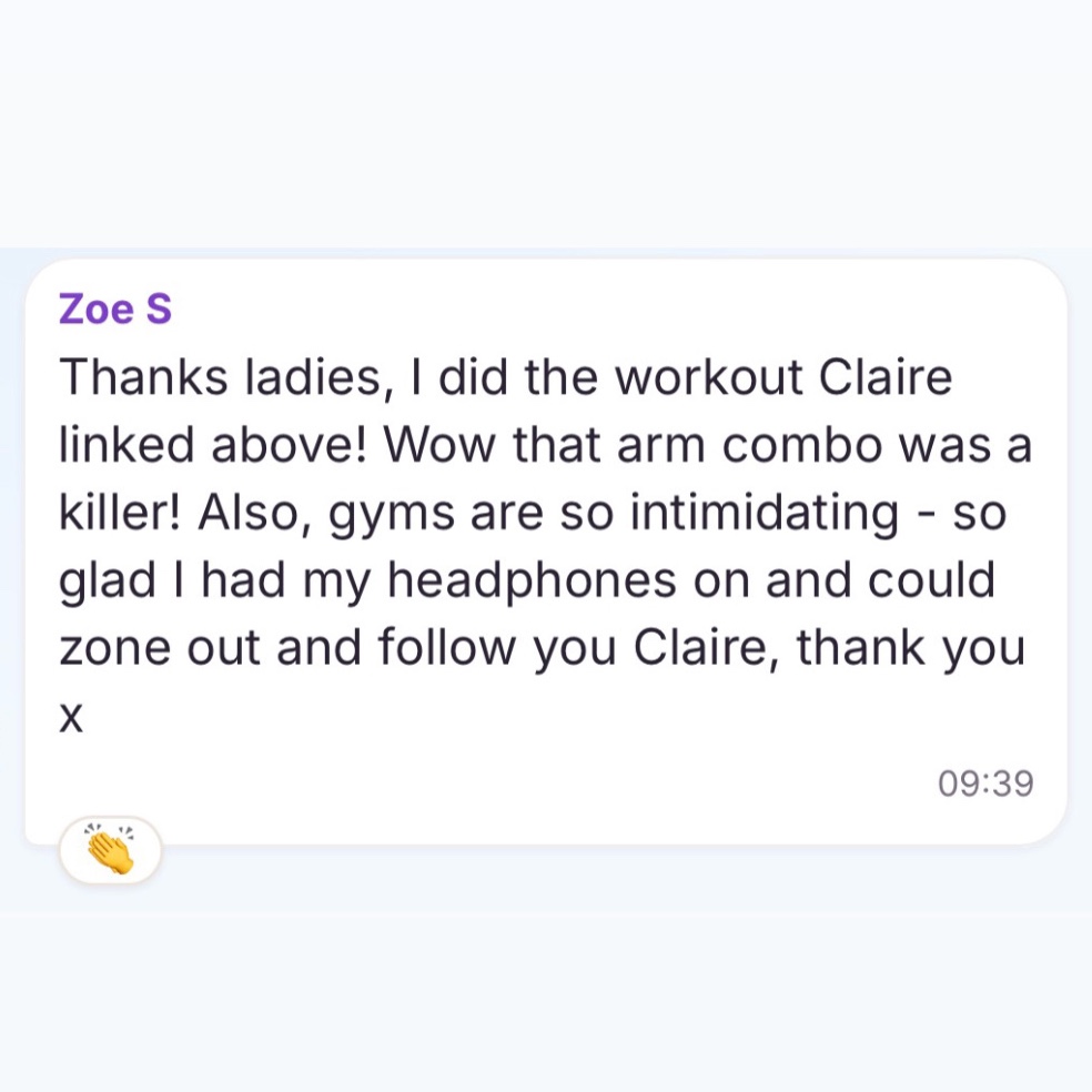 THE BuildHER BODY APP HAS GOT YOU One of our members is in a gym & rather than fumble on equipment that’s new & scary … she t…